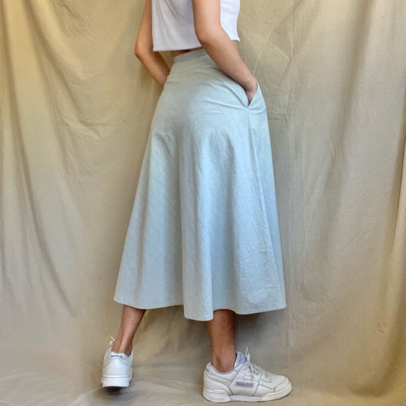🚫SOLD🚫 The Mint Meadow Circle Skirt 👒 - Picture 3 of 5